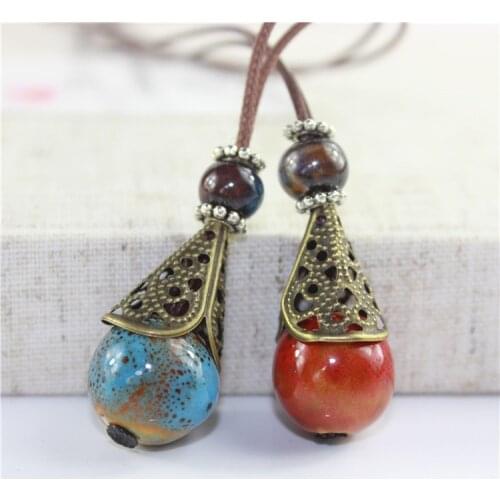 Miredo jewelry wholesale bronze hollow out necklaces womens mothers gift necklace pendant free shipping #1125