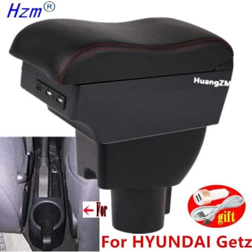 For HYUNDAI Getz Armrest For Hyundai Getz Car Armrest box Retrofit parts dedicated Center Storage box car accessories
