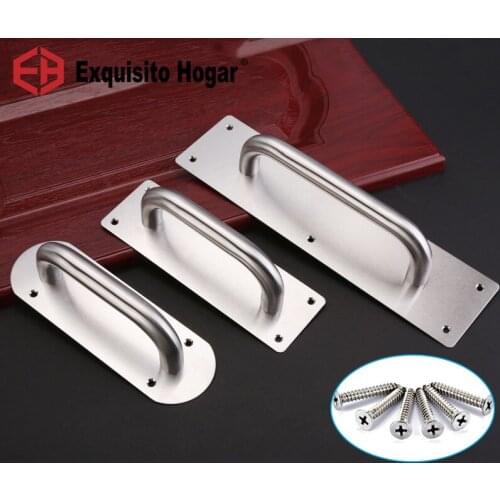 Stainless Steel Handheld Doors Open Handles Passage Handheld Push-Pull Wooden Doors Fire Fighting Doors