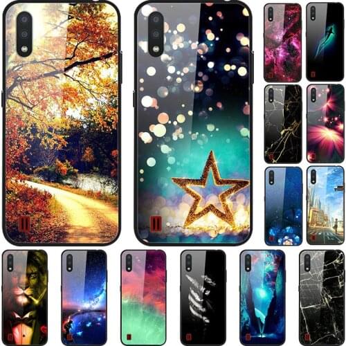Glass Case For Samsung Galaxy M01 Tempered Glass Phone Case Phone Cover Phone Shell Series 1