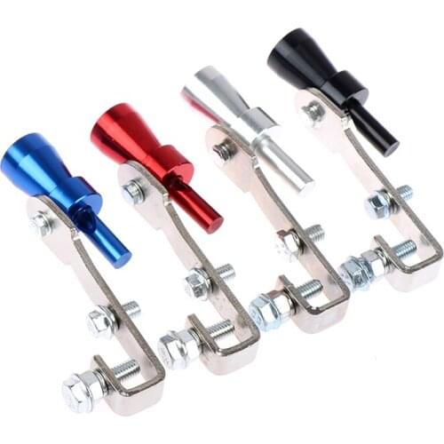 Universal Car Size S 18mm Turbo Sound Whistle Muffler Exhaust Pipe Auto Blow-off Valve Simulator for All Cars Accessories