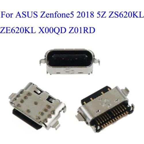 For Asus Zenfone 5 2018 5Z ZE620KL Z01RD ZE620KL X00QD USB Charger Connector Jack Socket Charging Port Female Power Plug