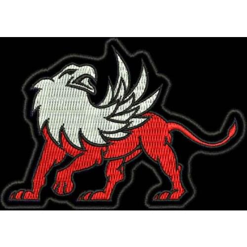 Venice San Marco Flying Lion Embroidered Applique Sewing Label punk biker Patches Clothes Stickers Apparel Accessories Badge