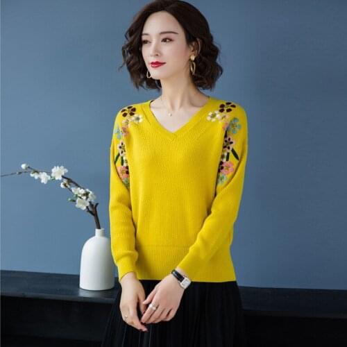 VGVFHZY Women's V-Neck Pullovers