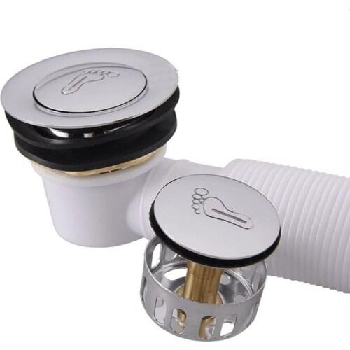 Shower Room bathtub waste drain bath filter waste finished drainer, Bathroom accessoties basin sink drain strainers