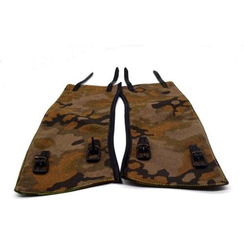 Military Store Replia WWII WW2 German Leggings Puttee Pants Gaiter OAK Color Military Reenactments