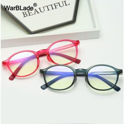 2020 New Round Kids Glasses Anti-blue Light Children Glasses Boys Girls Optical Frame Eyeglasses Computer Transparent Eyewears
