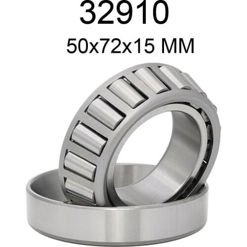 50X72X15 mm metric 32910 tapered roller bearing for 50mm shaft