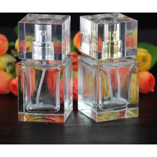 100pcs Empty 30ml Perfume Spay Bottle With Sarin Cap 30cc perfume Bottle Refillable Fragrance Container new