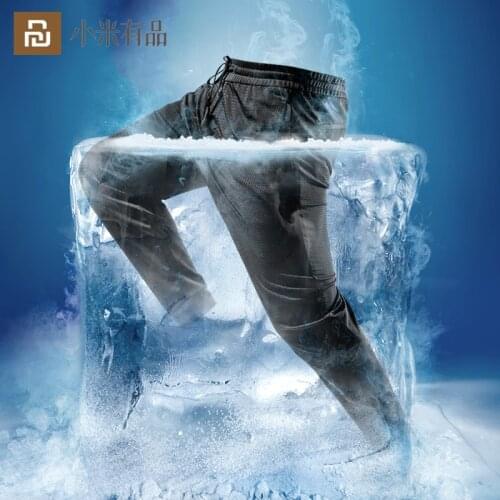 2021 Youpin SUPIELD Heat Dissipation Coolness Casual Trousers Male Summer Thin Section Pants Elasticity Breathable Sweatpants