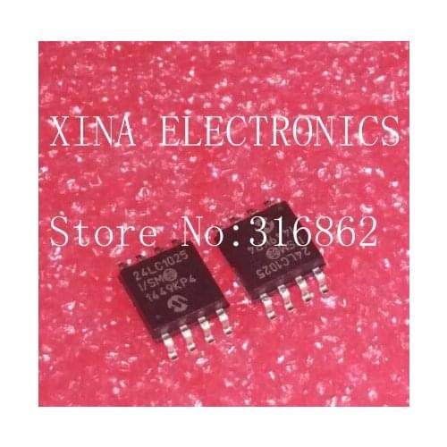 24LC1025-I/SM 24LC1025I 24LC1025 ORIGINAL ROHS SOP-8 10PCS/LOT Free Shipping Electronics composition kit