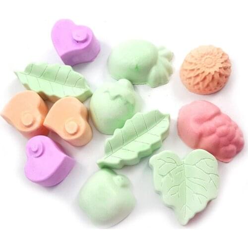 5Pcs Small Pet Animal Chew Toys for Chinchilla / Hamster Fruit Shape Minerals Molar Stone Carrot-shaped Pet Molar Stone