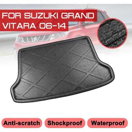 Car Floor Mat Carpet Rear Trunk Anti-mud Cover For Suzuki Grand Vitara 2006 2007 2008 2009 2010-2014