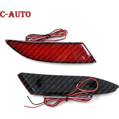 2Pcs Car LED Rear Bumper Reflector Brake Light Warning Lamp For Ford Focus 3 2012 2013 2014 Sedan Hatchback Car Styling
