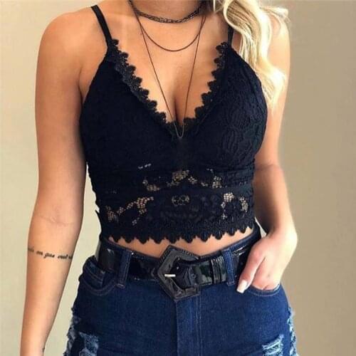 Plus Size 3XL Bralette Seamless Deep V Lace Bra Wireless Thin Underwear Sexy Lingerie Soft Push Up Bras For Women Girls Crop