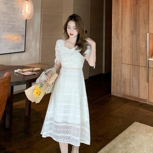 COIGARSAM Summer Chiffon Dresses