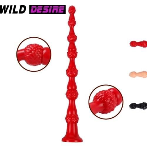 54cm Long Huge Anal Beads Dildo Anus Butt Plug Adult Anal Sex Toys For Woman Vagina G spot Stimulator Gay Men Prostate Massager
