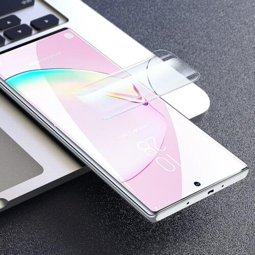 For Samsung Galaxy Note 20 10 Plus 3D Full Cover Soft TPU Screen Protector For Samsung Note 10 Lite Note20 Plus Hydrogel Film