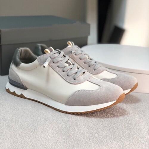 First layer cowhide low-top lightweight outdoor wear-resistant casual shoes