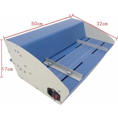460mm Electric Paper Creaser 18 Inch Creasing Machine Scorer Perforator 3 in 1 Combo Paper Perforating Machine YH-460e