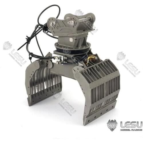 LESU 1/14 Metal Selector Grab Grapple for Remote Control Hydraulic Carter CAT 374F Excavator TH16861-SMT5