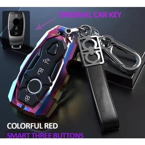 New Car Interior Key Case For Mercedes Benz 2016 2017 2018 E S Class Car Accessories Keychain Keyring Fashion