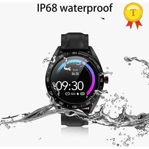 New arriving IP68 waterproof smart watch IPS 1.3inch Round screen Multi-sport functions Remote Camera smart bands wristbands