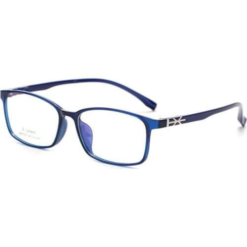 New Plastic Steel Spectacle Frames Mens Simple Retro Fashionable Eyeglasses Womens Lightweight And Comfortable Myopia Eyewears