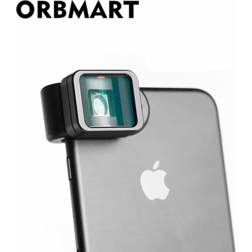 ORBMART 1.33x Deformation Phone Lens Universal Clip Widescreen Movie Lens For iPhone Huawei Samsung Xiaomi Smart Phone