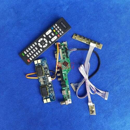 LCD display controller board DIY Kit4CCFL 20 Pin LVDS 1024*768 Signal Analog For M150X2/M150X3/QD15XL16 USB VGA HDMI-compatible