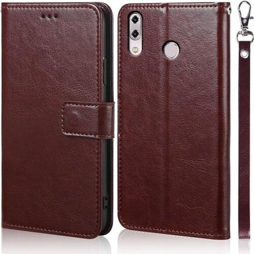 Luxury Leather Flip Book Case for Asus Zenfone 5Z ZS620KL 5 2018 ZE620KL X00QD Wallet Stand Case Phone Cover Bag
