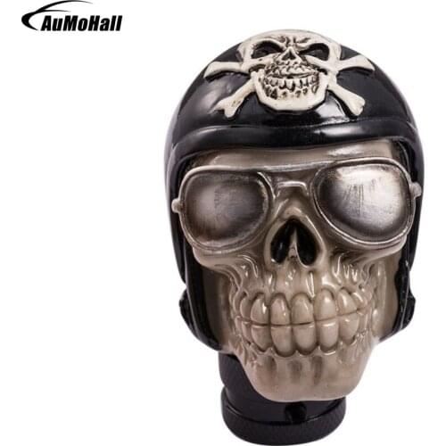 Vehicle Car Manual Skull Gear Shift Knob Shifter Lever JDM Stick Car Shift Knob Handle