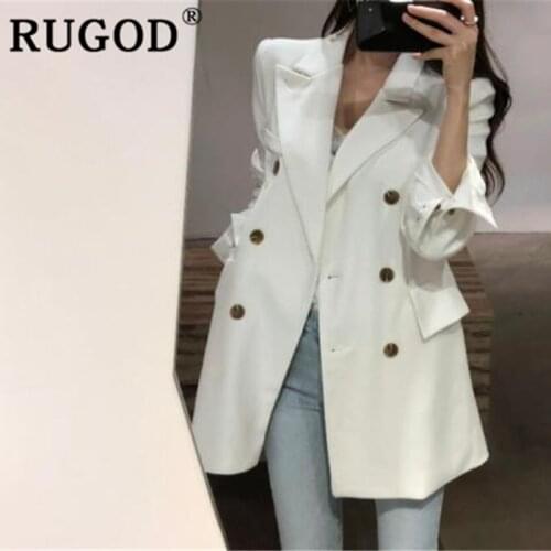 Женские офисные пиджаки RUGOD China At AliExpress