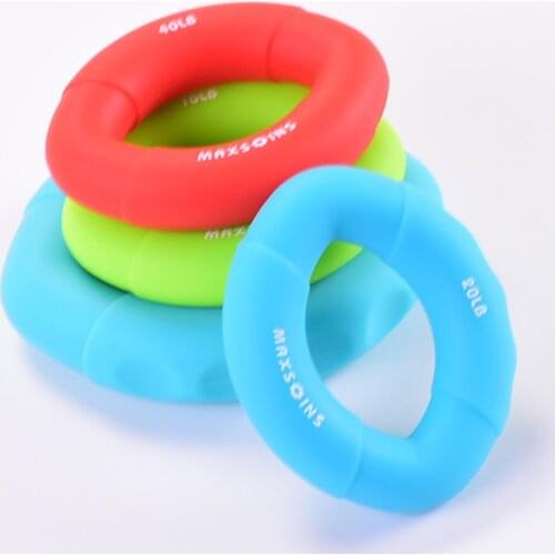 Hand Grip Muscle Developer Power Wrist Arm Training Machine Carpal Expander Rubber Exerciser Finger Gripper Ring Gym Anti Stress