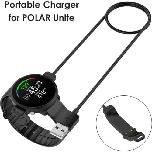 1m Smart Watch Charging Cable Line Elegant Watch Comfortable Wristbands USB Power Charger Element for POLAR Unite