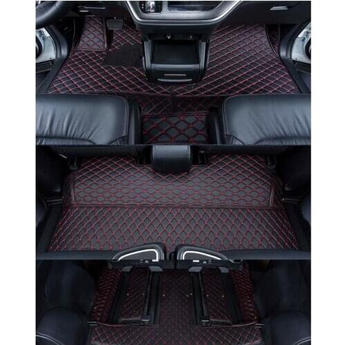 Top quality rugs! Custom special car floor mats for Honda Odyssey 7 seats 2018 waterproof carpets for Odyssey 2019,Free shipping