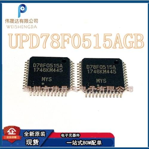 100% Original New In Stock UPD78F0515AGB D78F0515A 0515A QFP44