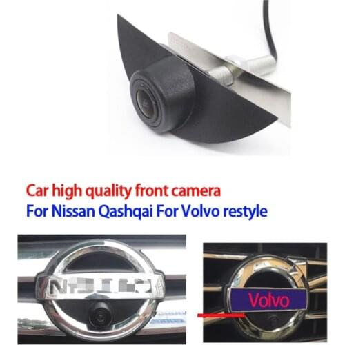 Car Front View Parking LOGO Camera For Nissan Qashqai For Volvo restyle Car Front Camera Night Vision Waterproof CCD full HD