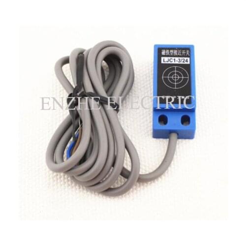 Magnetic type approach switch sensor LJC1-3/24 Two-wire NO supply voltage DC/AC 5-220V Continuous load current 100MA 13*19.5*43