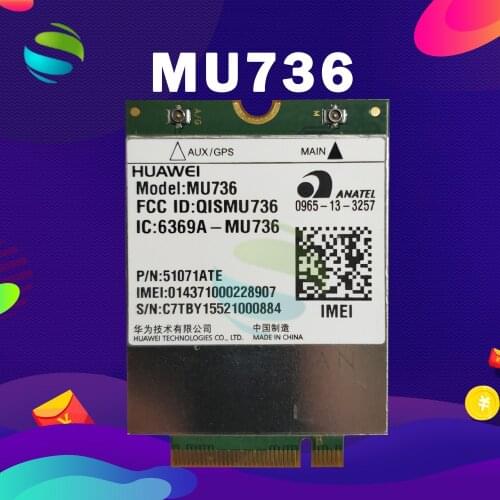 WWAN Card NGFF M.2 Wireless 3G for HUAWEI MU736 WCDMA HSP HSPA+ EDGE GPRS GSM Module