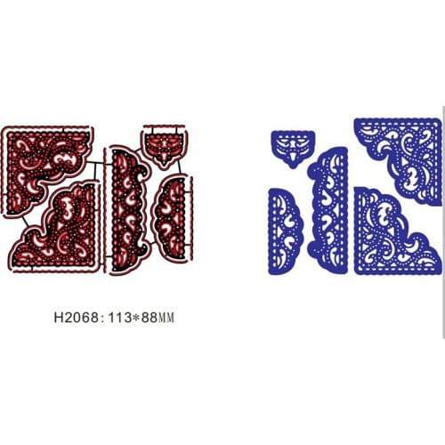 Classic Flourish Lace Border Metal Cutting Dies Stencil for DIY Scrapbooking Embossing Album Decoration Paper Card Craft Die