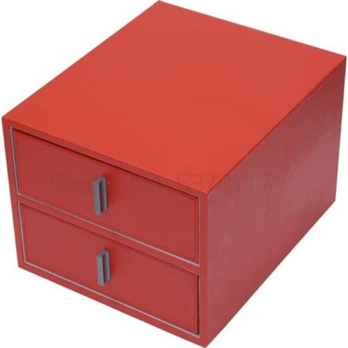 Creative storage cabinet drawer type storage cabinet multi layer wardrobe cloakroom leather underwear pantyhose storage box