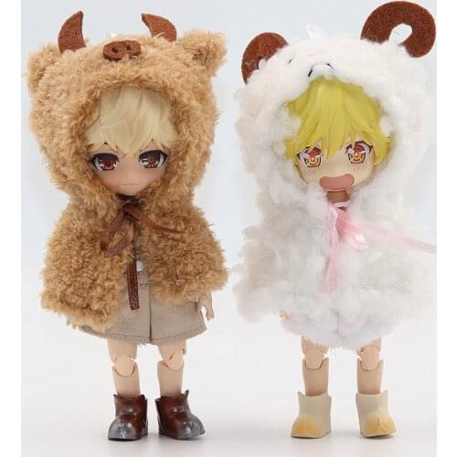 Ob11 GSC clay man doll DDF Molly BJD YMY body9 doll clothes coat Doll Accessories