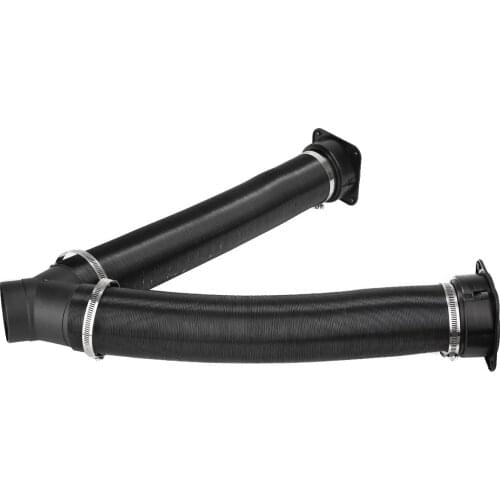 Mayitr 1 Set 75mm Heater Duct Hose For Parking Heater Pipe Air Vent Outlet Hose Clip For W-ebasto E-berspacher P-ropex