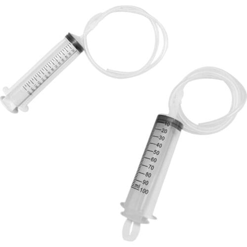 Multipurpose Cleaning Tool Kit Large Diameter Syringe + 1M Hose Reusable Refrigerator Drain Hole Clean Gadget Set