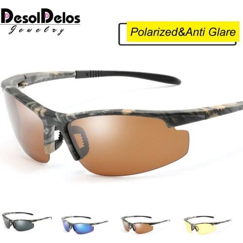 2019 Top Quality Polarized Sunglasses Men Camo Vintage Male Polaroid Sun Glasses for men De Sol Masculino Eyewear Accessories
