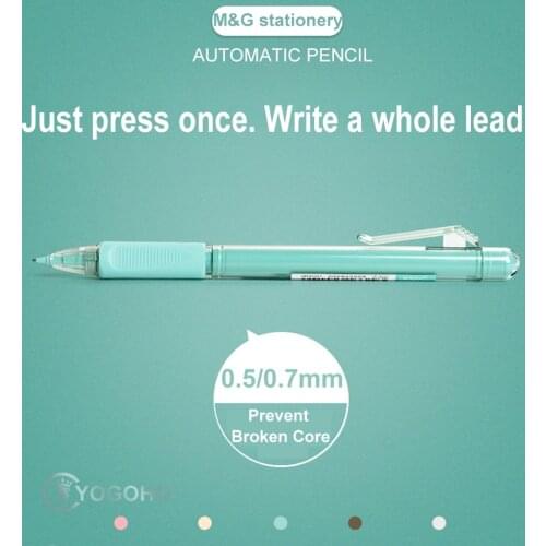 New M&G Write Prevent Broken Core Pencil 0.5MM/0.7MM Drawing Activity Pencil Candy color Anti-break Lead