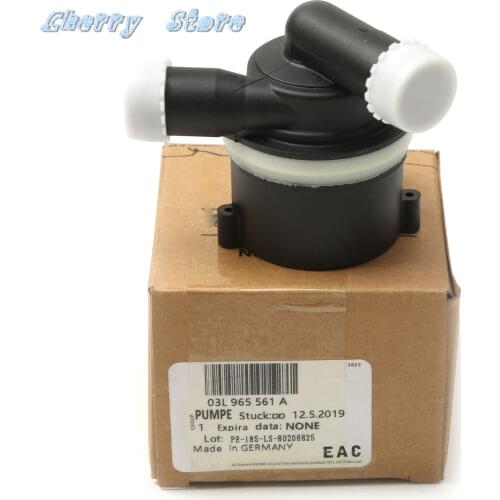 NEW 03L 965 561 A Electric Secondary Coolant Additional Auxiliary Water Pump For A4 B8 VW Amarok 2010-2018 2.0TDI 03L965561A