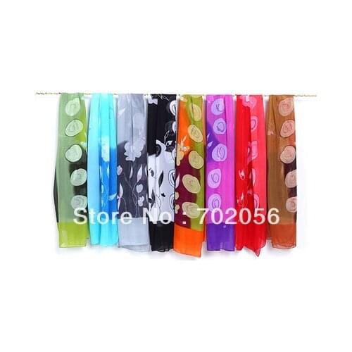 NEW floral Hijabs headband scarf scarves Sarongs beach shawl Lady Shawl Wraps Stole mix color #2727