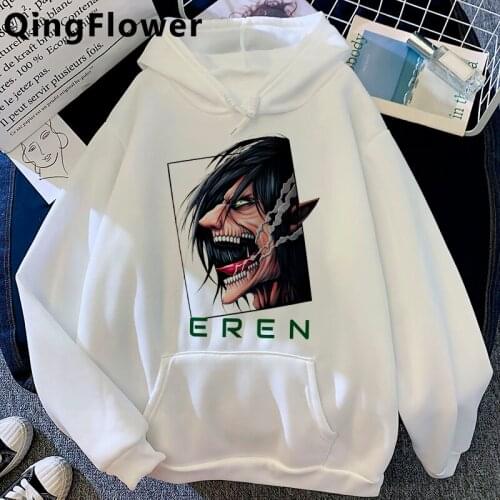 Attack on Titan Shingeki No Kyojin hoodies male y2k aesthetic plus size printed male clothing printed